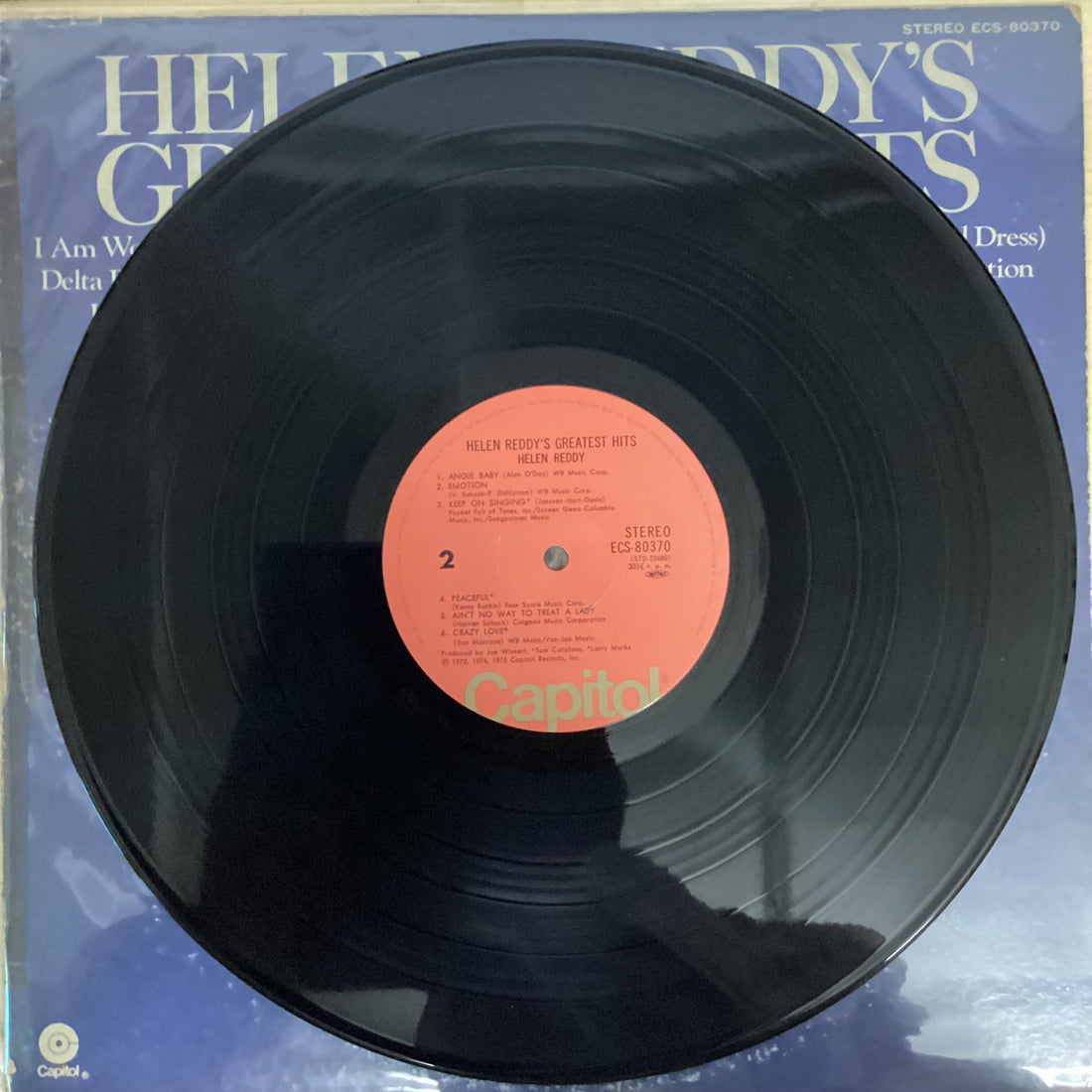 แผ่นเสียง Helen Reddy - Helen Reddy's Greatest Hits Vinyl VG+