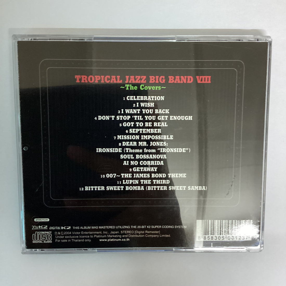 ซีดี Nettai Tropical Jazz Big Band - Tropical Jazz Big Band VIII ~ The Covers ~ CD VG+