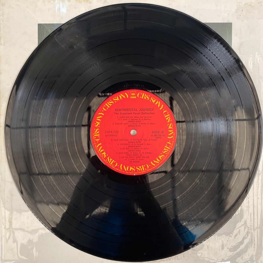 แผ่นเสียง Various - Sentimental Journey The Standard Vocal Collection Vinyl VG+