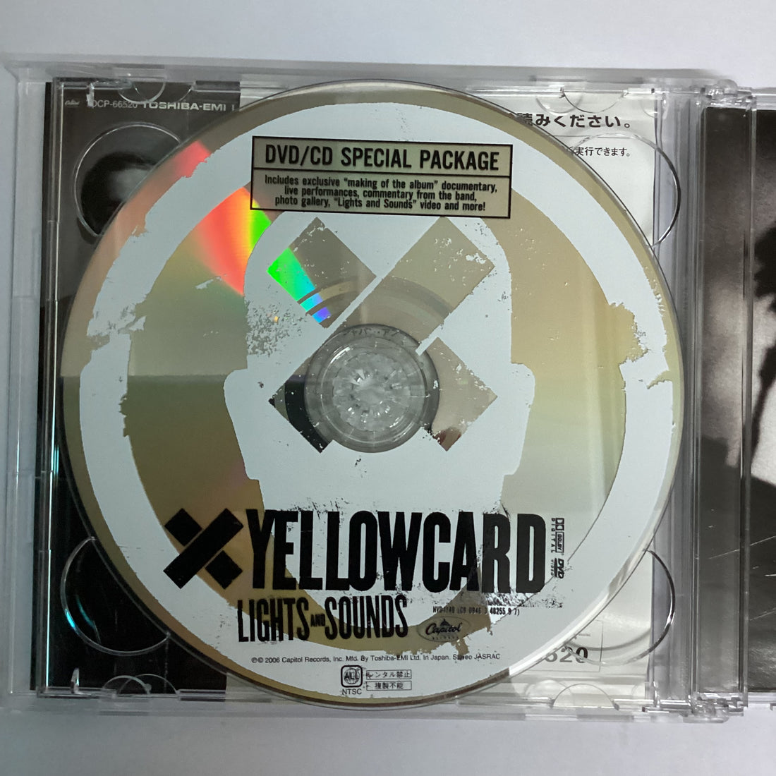 ซีดี Yellowcard - Lights And Sounds CD VG+ 1CD 1DVD