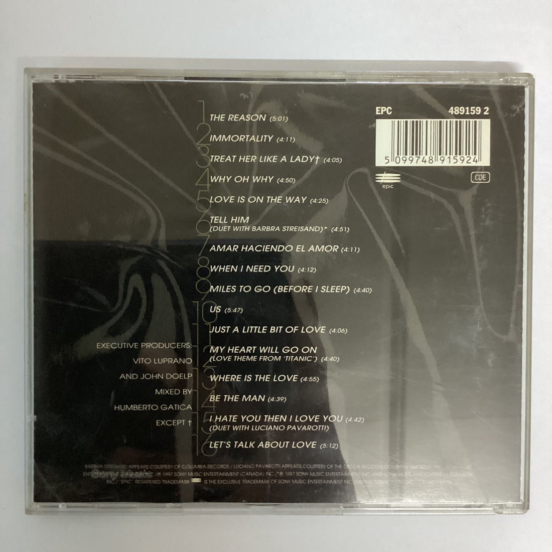 ซีดี Céline Dion - Let's Talk About Love CD VG+