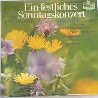 แผ่นเสียง Fritz Wunderlich - Ein Festliches Sonntagskonzert - 4. Folge Vinyl VG+