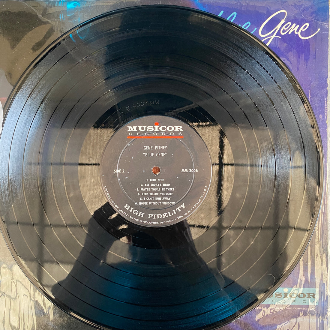 แผ่นเสียง Gene Pitney - Blue Gene Vinyl VG