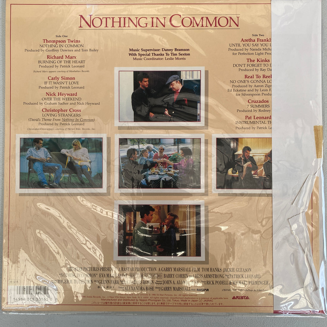 แผ่นเสียง Various - Nothing In Common Original Soundtrack = ナッシング・イン・コモン　コロムビア映画「ナッシング・イン・コモン」オリジナル・サウンドトラック盤 Vinyl VG+