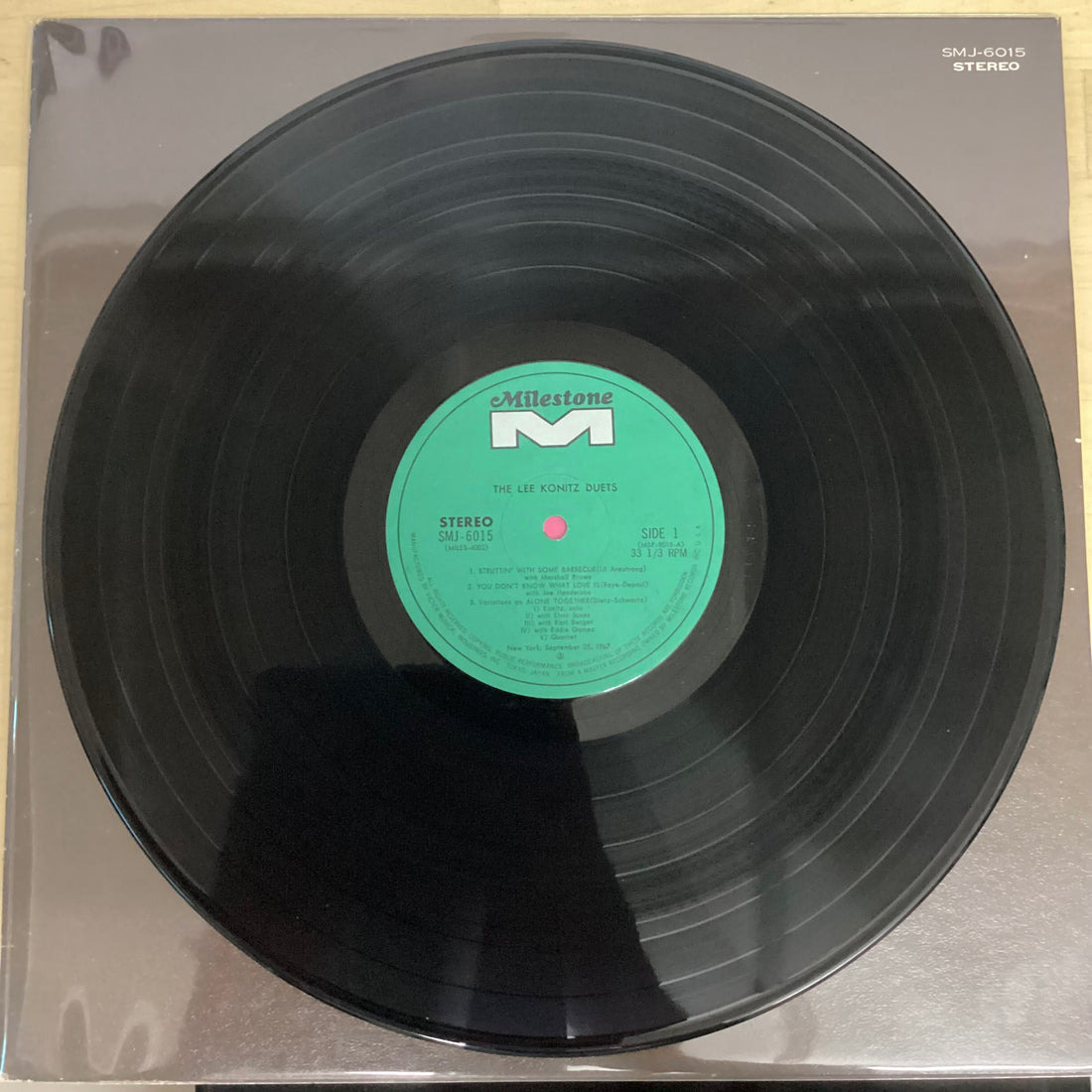 แผ่นเสียง Lee Konitz - The Lee Konitz Duets Vinyl VG+