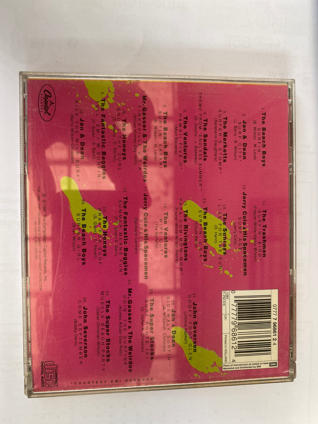 ซีดี Various - Monster Summer Hits Wild Surf CD NM or M-