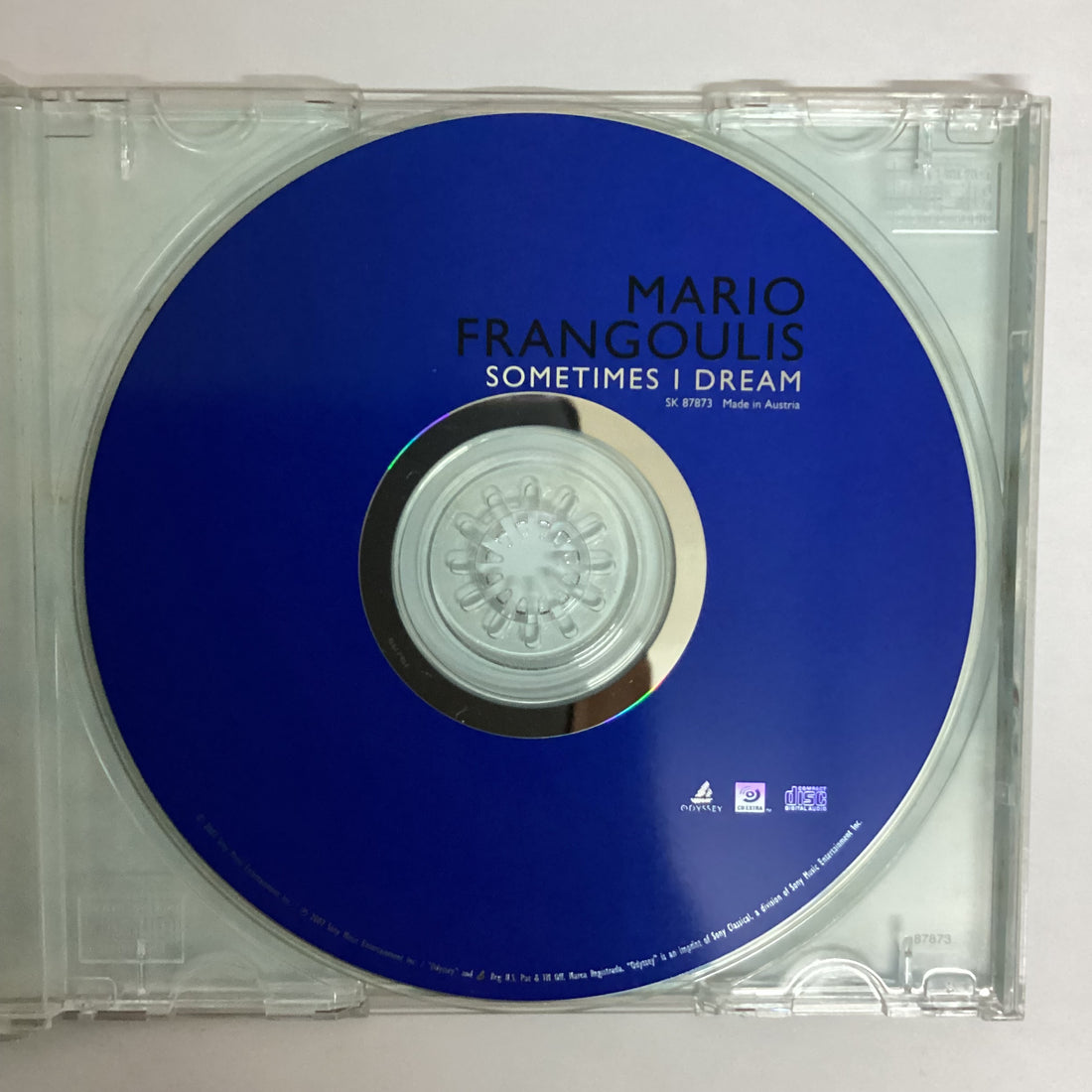 ซีดี Mario Frangoulis - Sometimes I Dream CD VG+