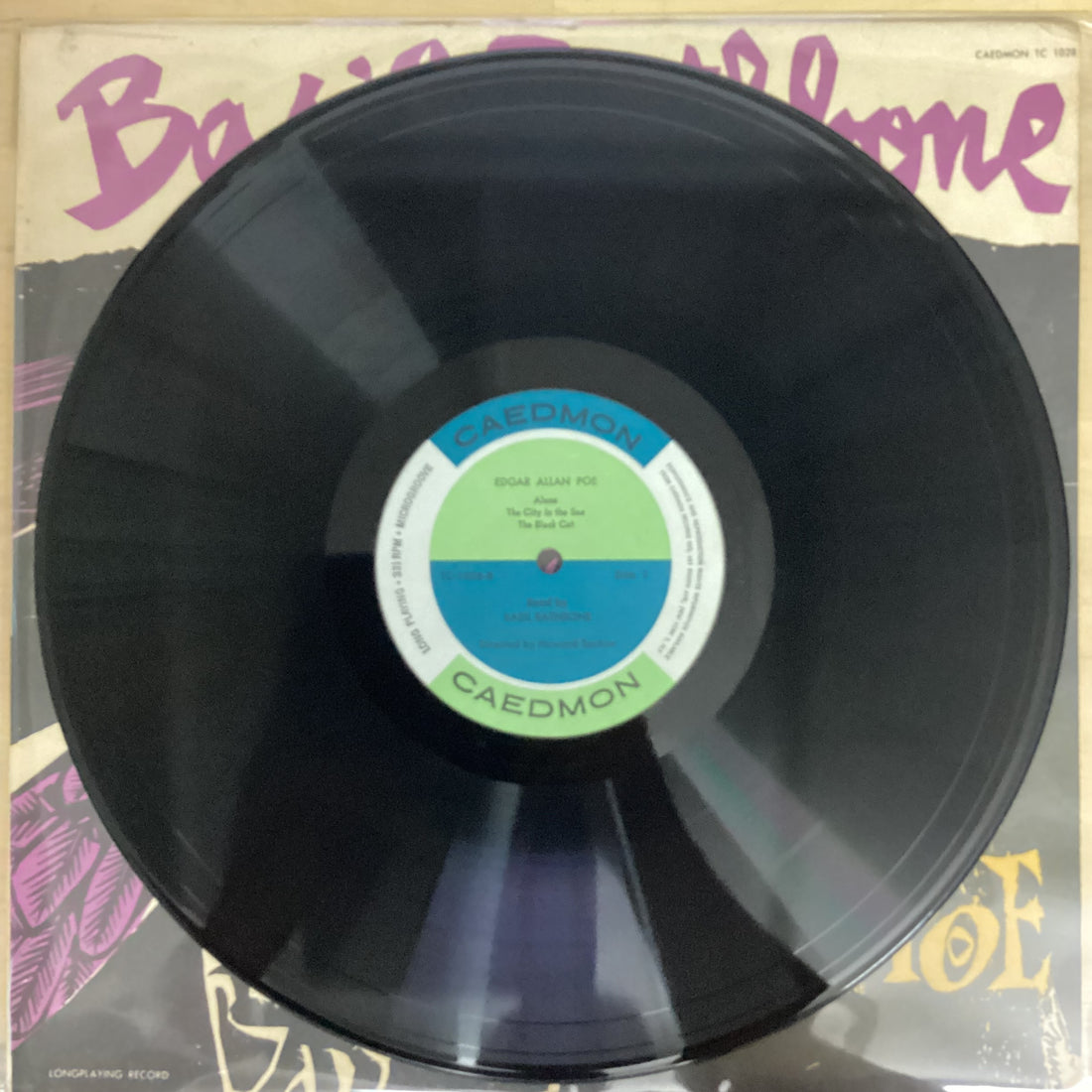 แผ่นเสียง Basil Rathbone Reads Edgar Allan Poe - Basil Rathbone Reads Edgar Allan Poe Vinyl VG+