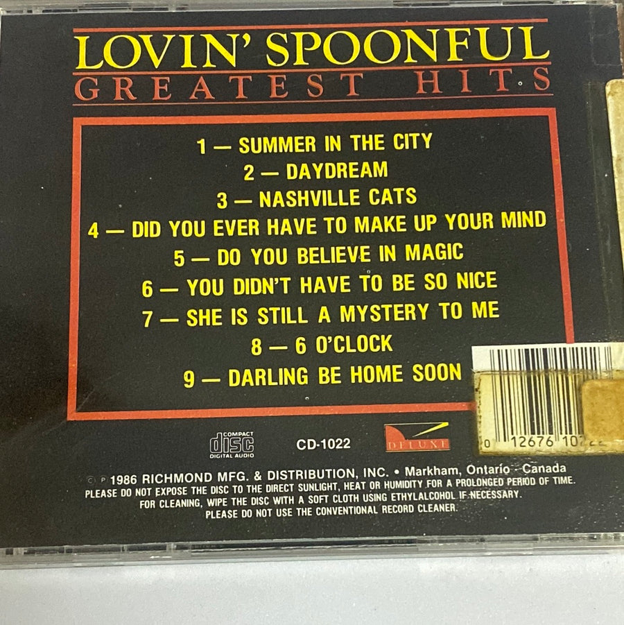 ซีดี Lovin' Spoonful - Greatest Hits '86 CD VG+