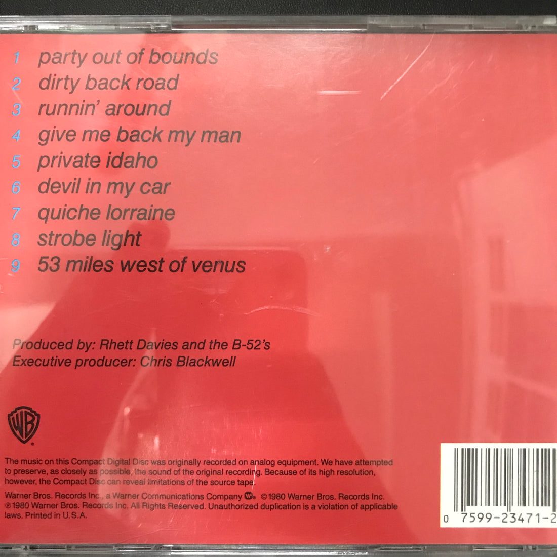 ซีดี The B-52's - Wild Planet CD VG+