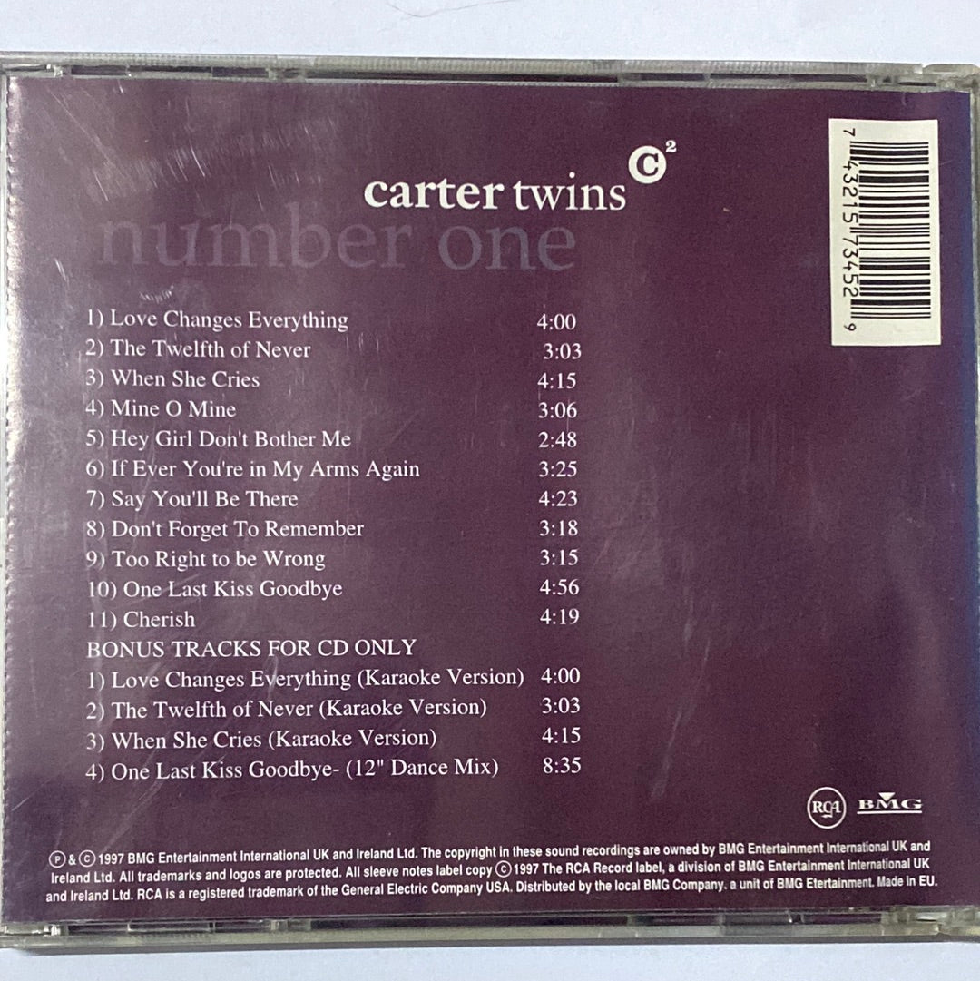 ซีดี Carter Twins - Number One (CD) (VG+)