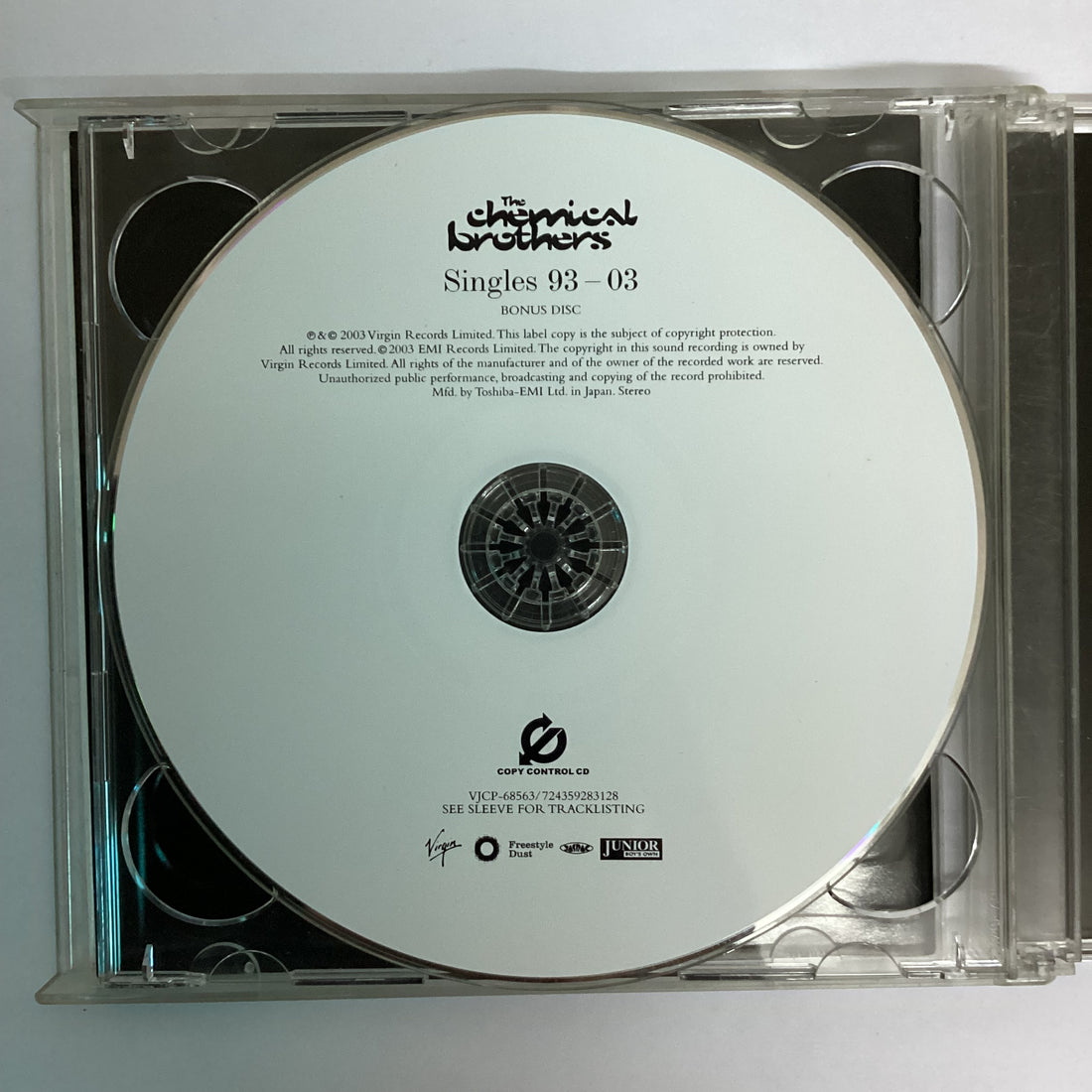ซีดี The Chemical Brothers - Singles 93-03 CD VG 2CDs