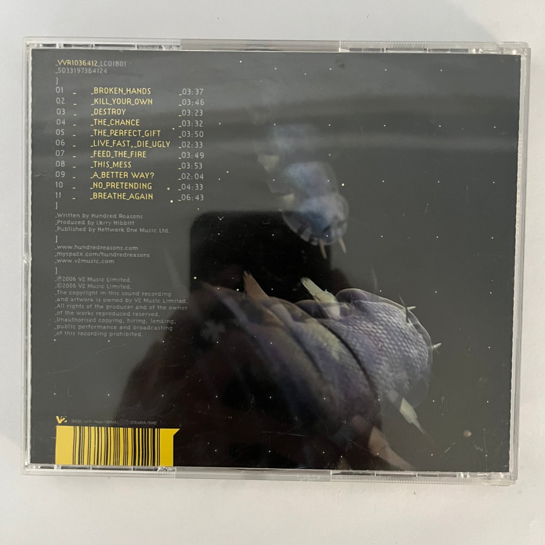 ซีดี Hundred Reasons - Kill Your Own CD VG+