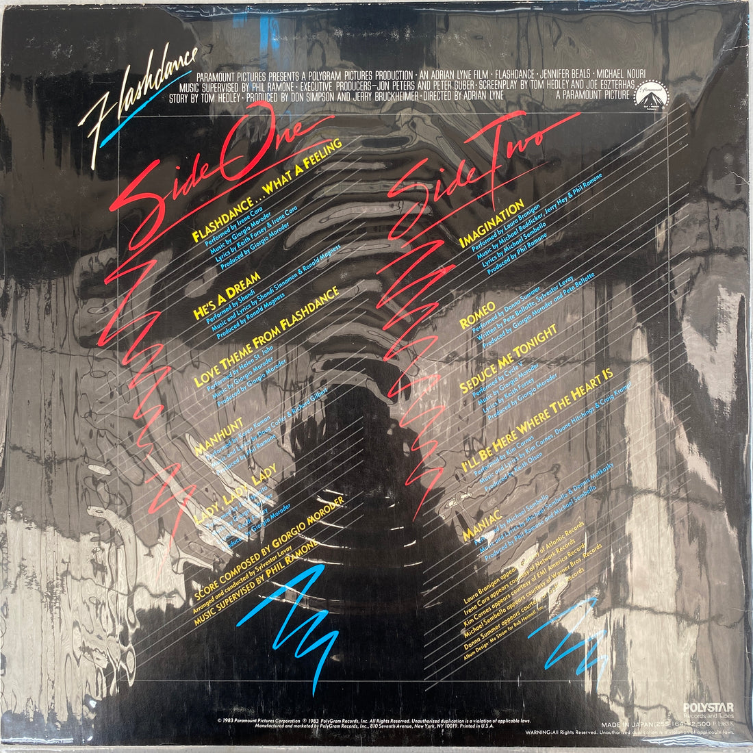 แผ่นเสียง Various - Flashdance Original Soundtrack From The Motion Picture = フラッシュダンス Vinyl VG+