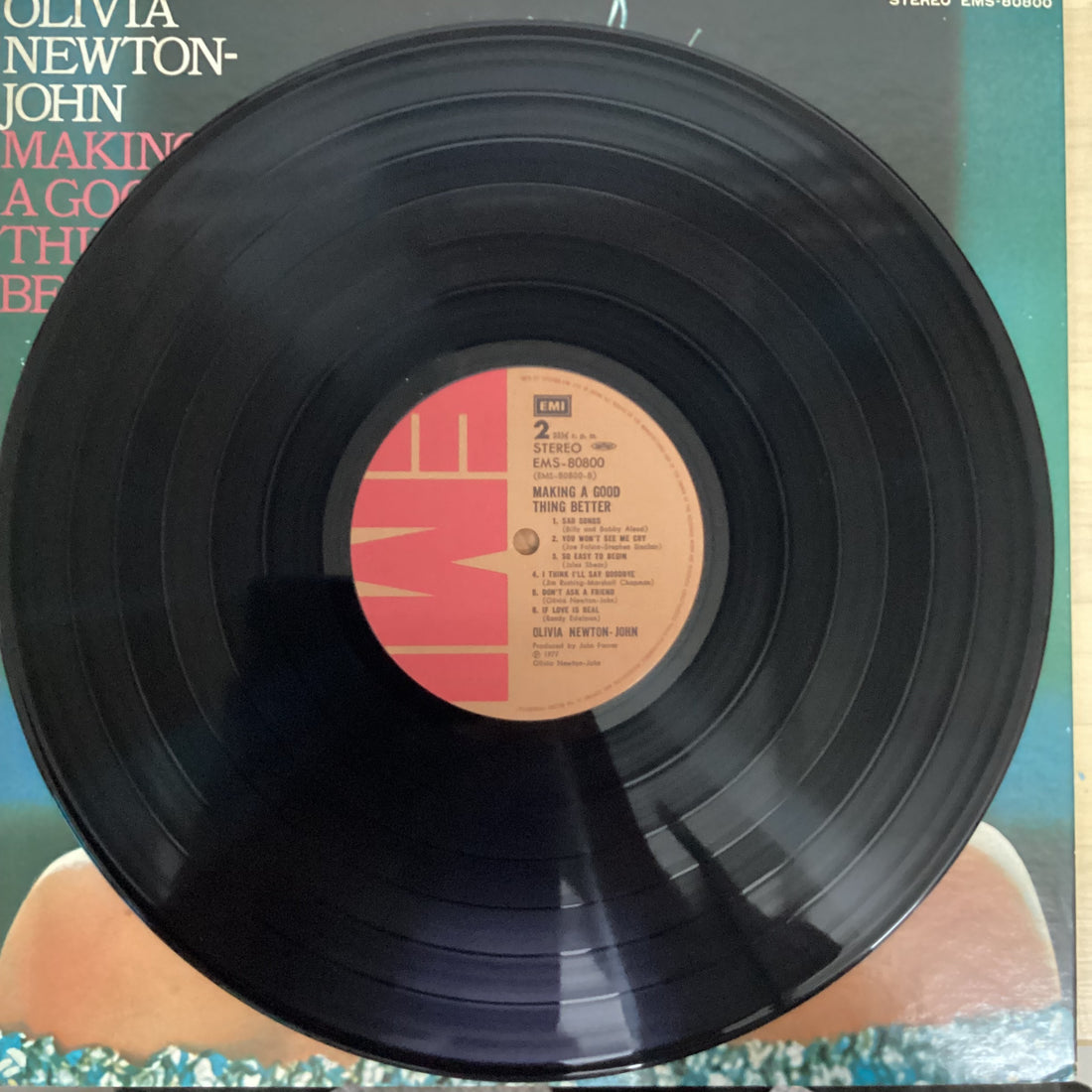 แผ่นเสียง Olivia Newton-John = Olivia Newton-John - Making A Good Thing Better = きらめく光のように Vinyl VG+