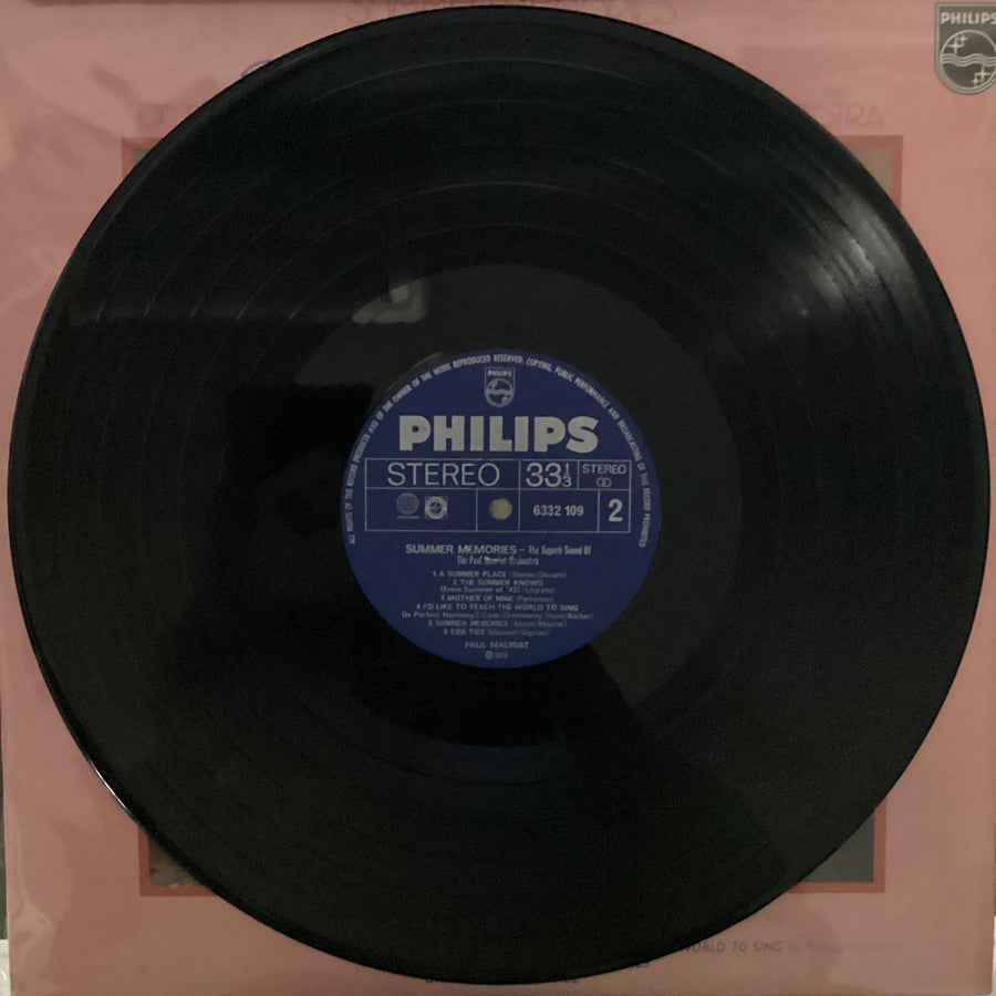แผ่นเสียง Paul Mauriat And His Orchestra - Summer Memories - The Superb Sounds Of The Paul Mauriat Orchestra Vinyl VG+