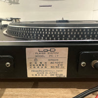 เครื่องเล่นแผ่นเสียง Lo-D (Hitachi) PS-17 Semi-auto Belt Drive Turntable (220V)