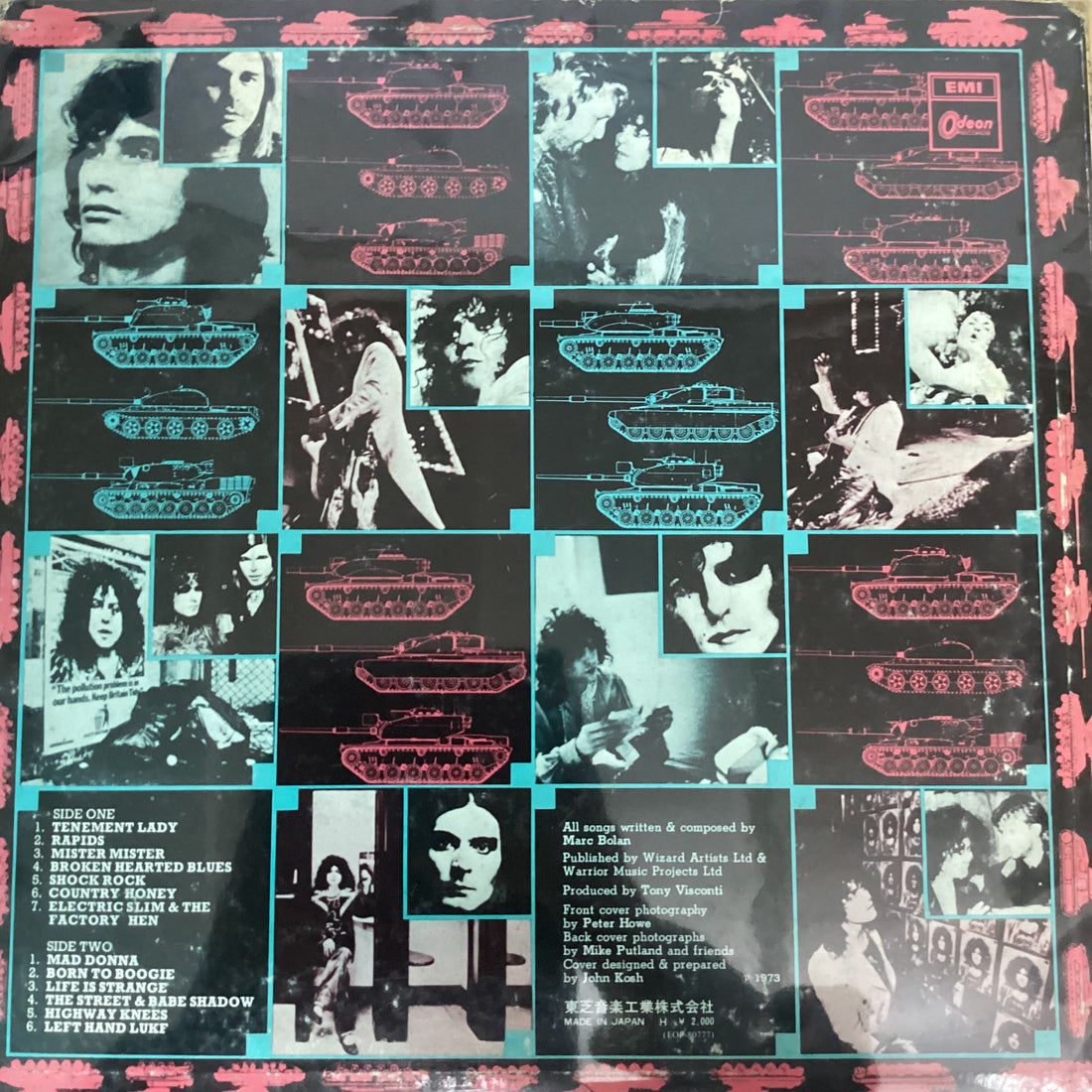 แผ่นเสียง T. Rex - Tanx Vinyl VG