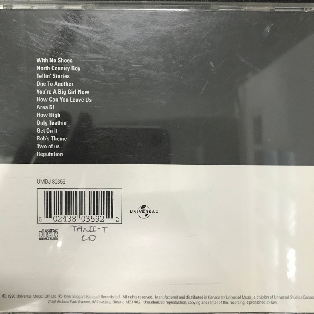 ซีดี The Charlatans - Tellin' Stories CD VG+