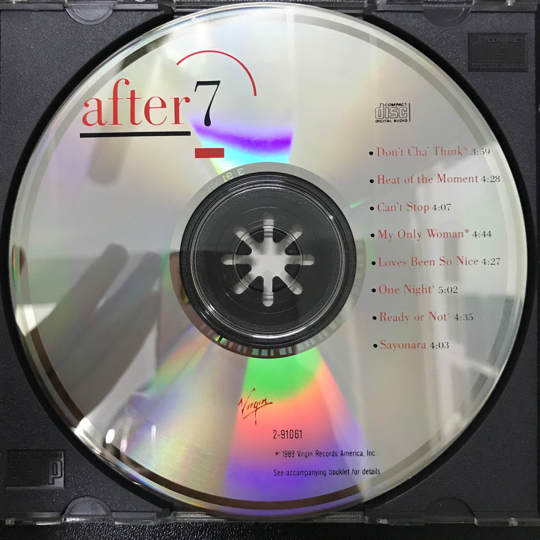 ซีดี After 7 - After 7 CD VG+