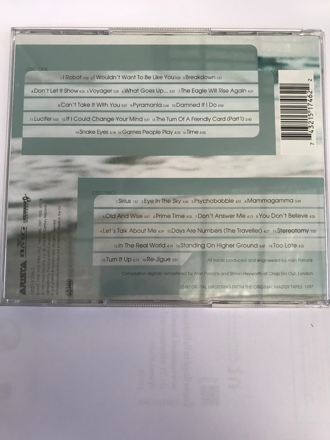 ซีดี The Alan Parsons Project - The Definitive Collection CD NM or M-