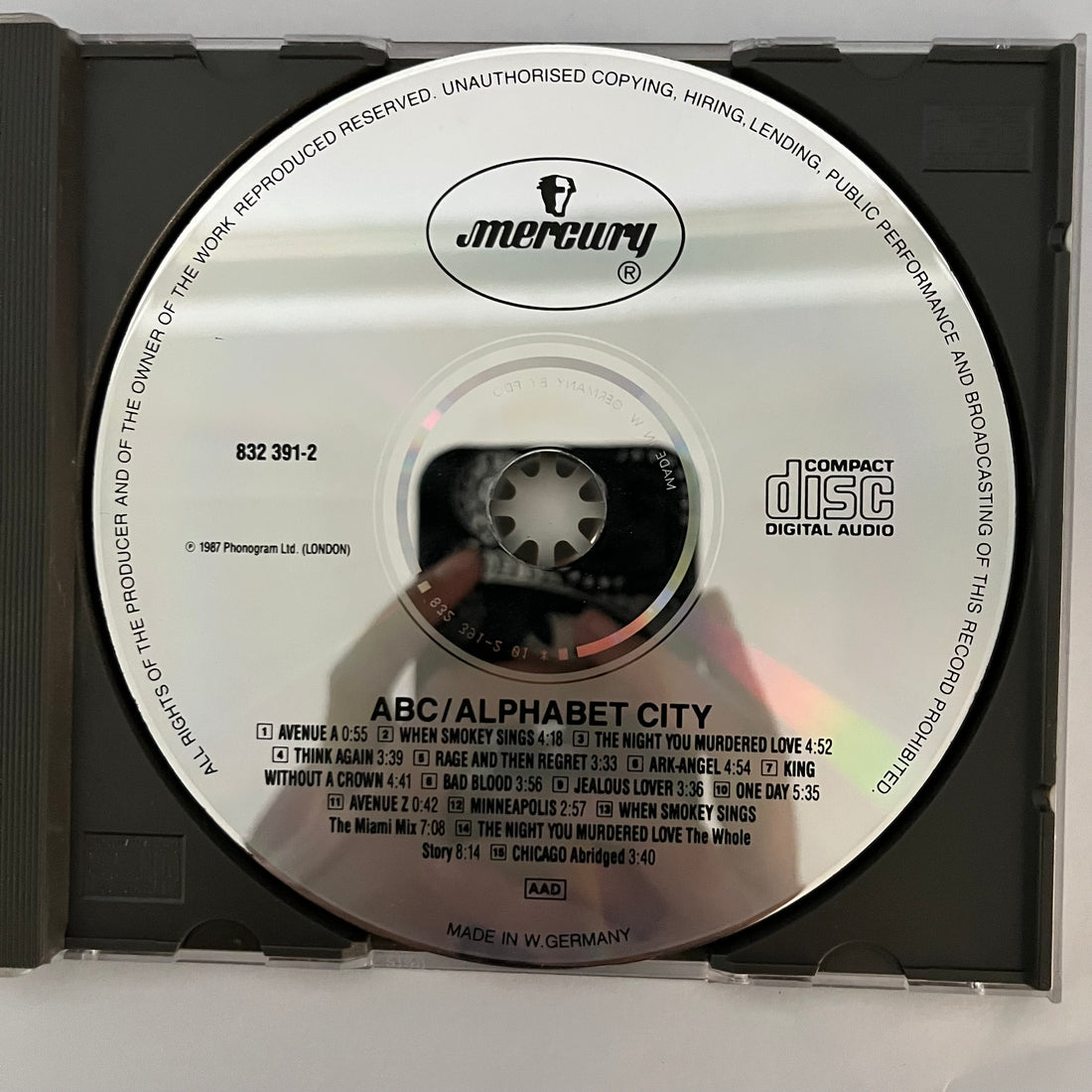 ซีดี ABC - Alphabet City CD VG+