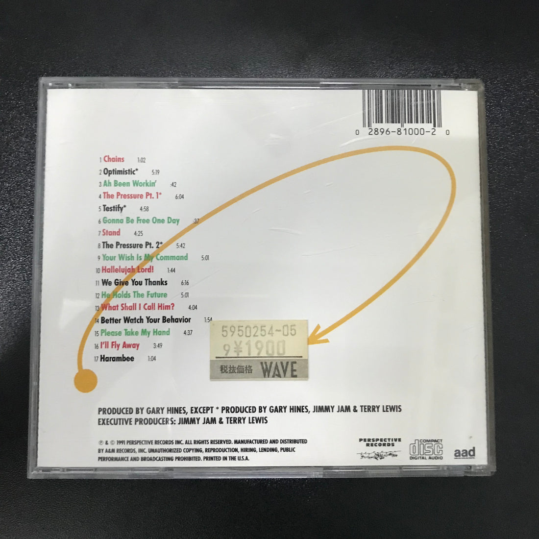 ซีดี Sounds Of Blackness - The Evolution Of Gospel CD VG+