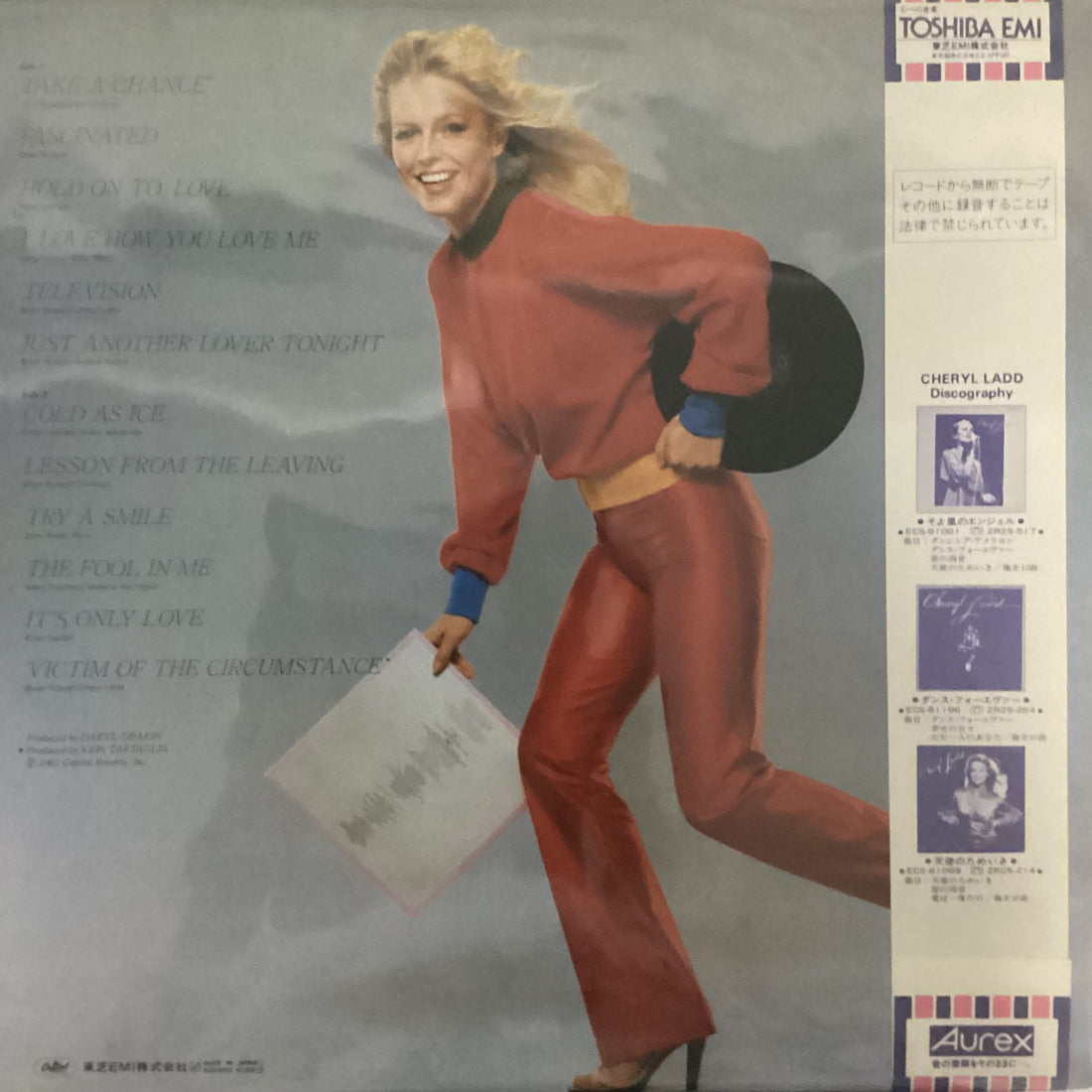 แผ่นเสียง Cheryl Ladd - Take A Chance Vinyl VG+