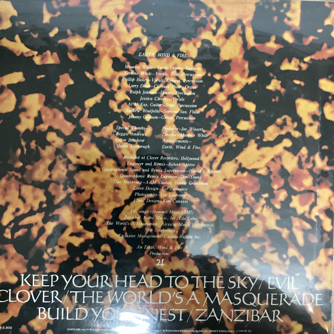 แผ่นเสียง Earth, Wind & Fire - Head To The Sky Vinyl VG+