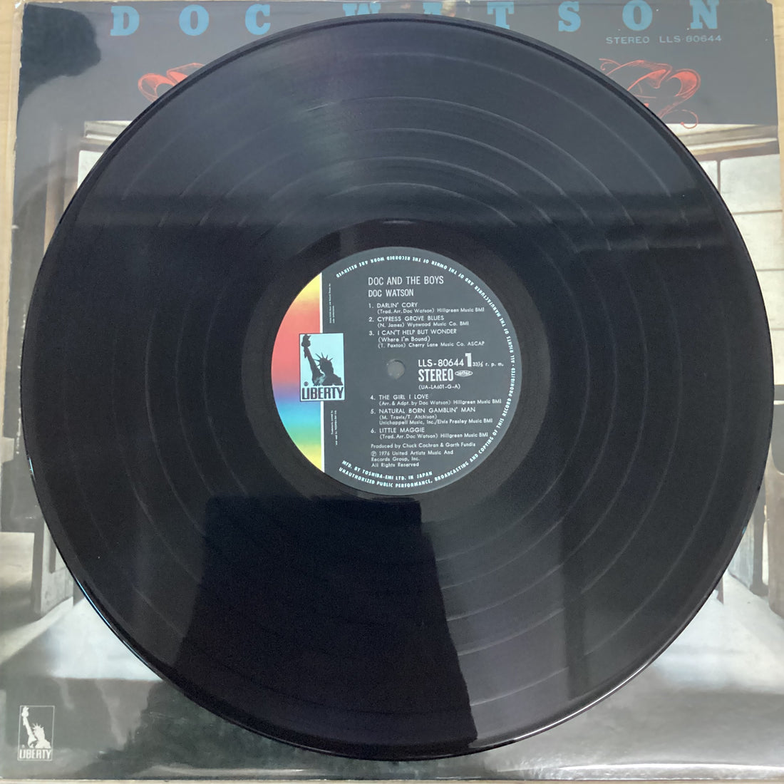 แผ่นเสียง Doc Watson - Doc And The Boys Vinyl VG+