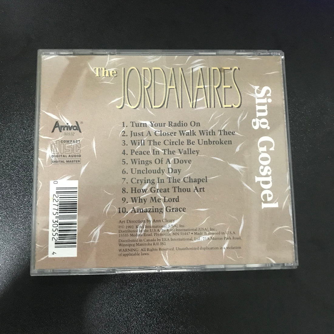 ซีดี The Jordanaires - Sing Gospel CD VG+