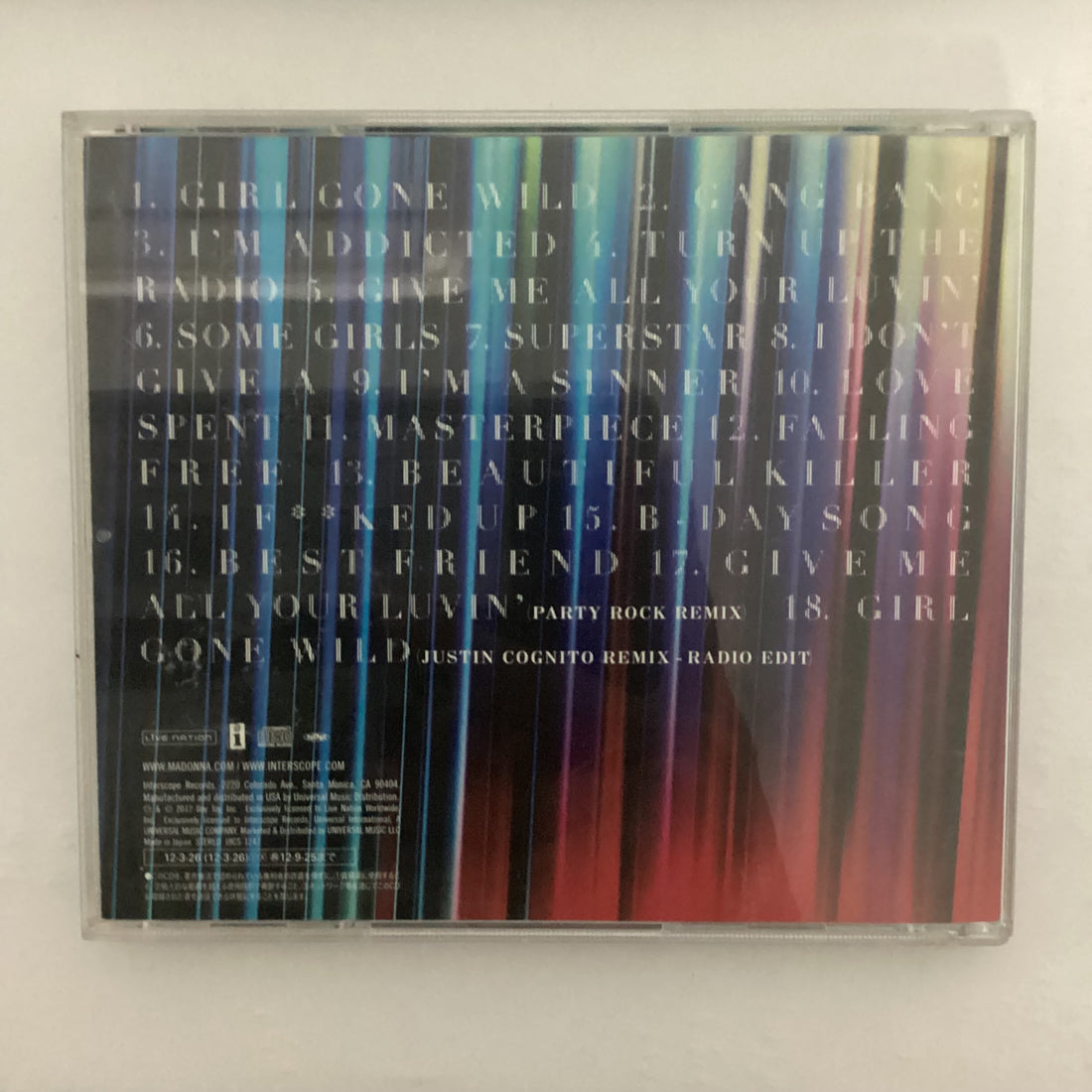 ซีดี Madonna - MDNA CD VG+