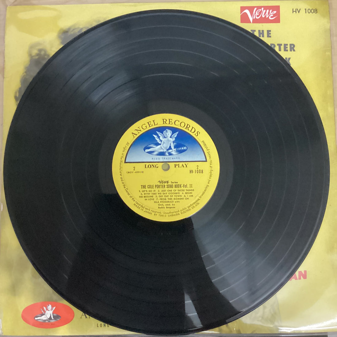 แผ่นเสียง Ella Fitzgerald - The Cole Porter Song Book - Vol. 2 Vinyl VG+