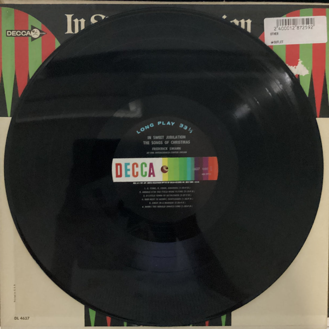 แผ่นเสียง Frederick Swann - In Sweet Jubilation - The Songs Of Christmas Vinyl VG+