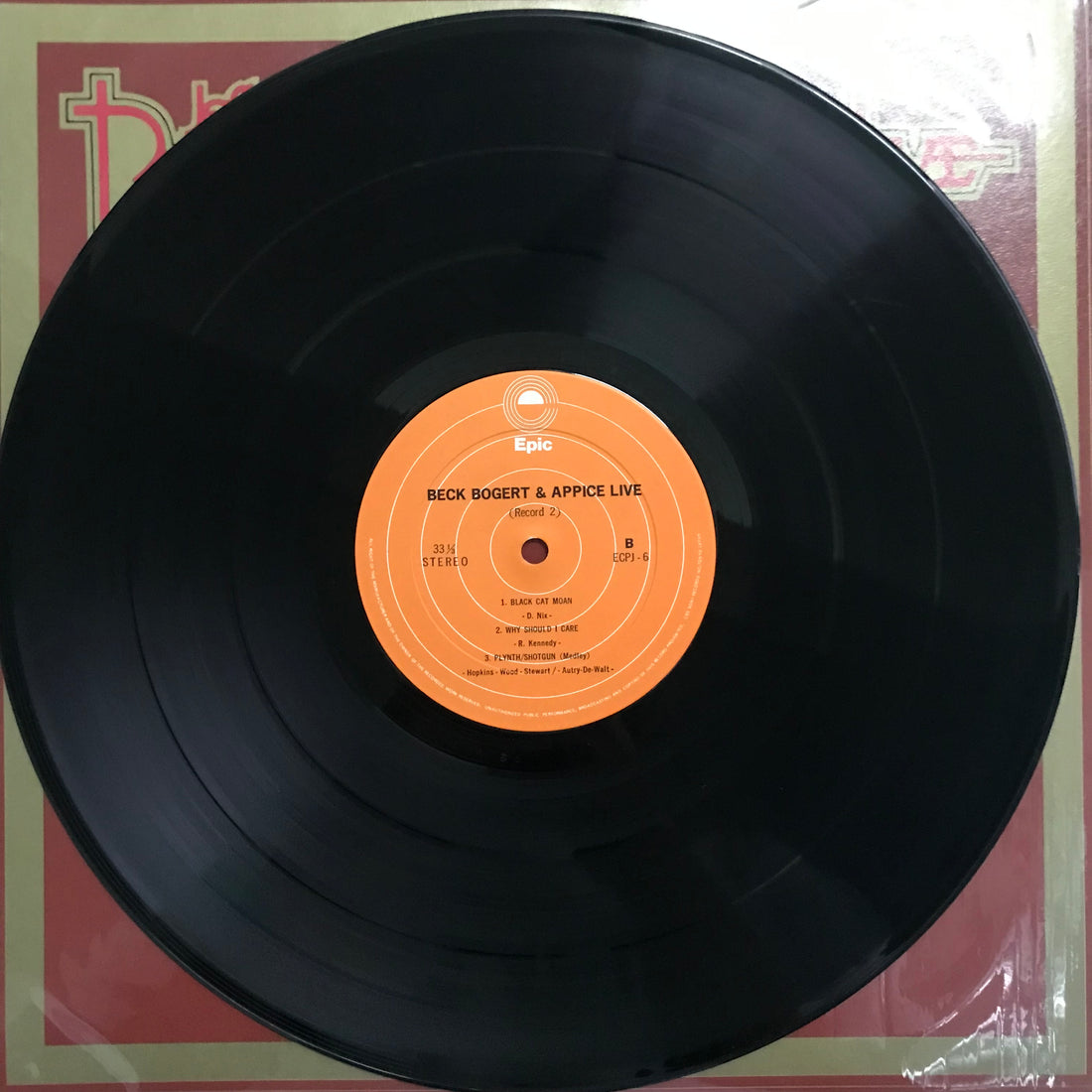 แผ่นเสียง Beck, Bogert & Appice - Beck, Bogert & Appice Live Vinyl VG+ 2LPs