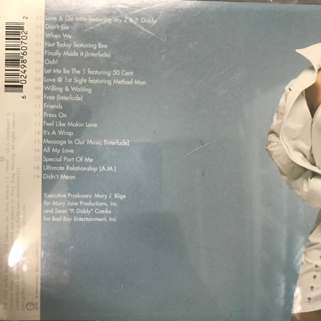 ซีดี Mary J. Blige - Love & Life CD VG+