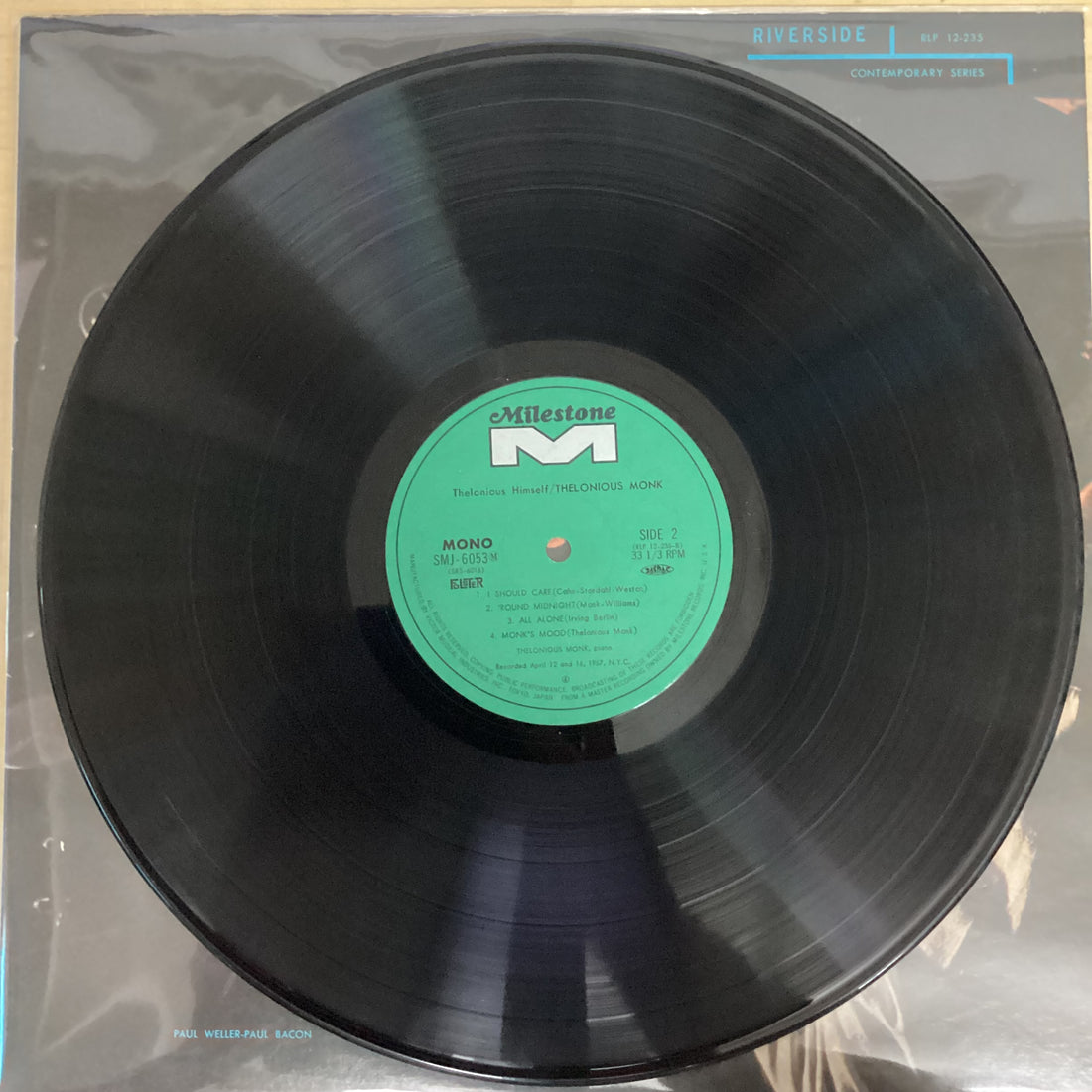 แผ่นเสียง Thelonious Monk - Thelonious Himself Vinyl VG+