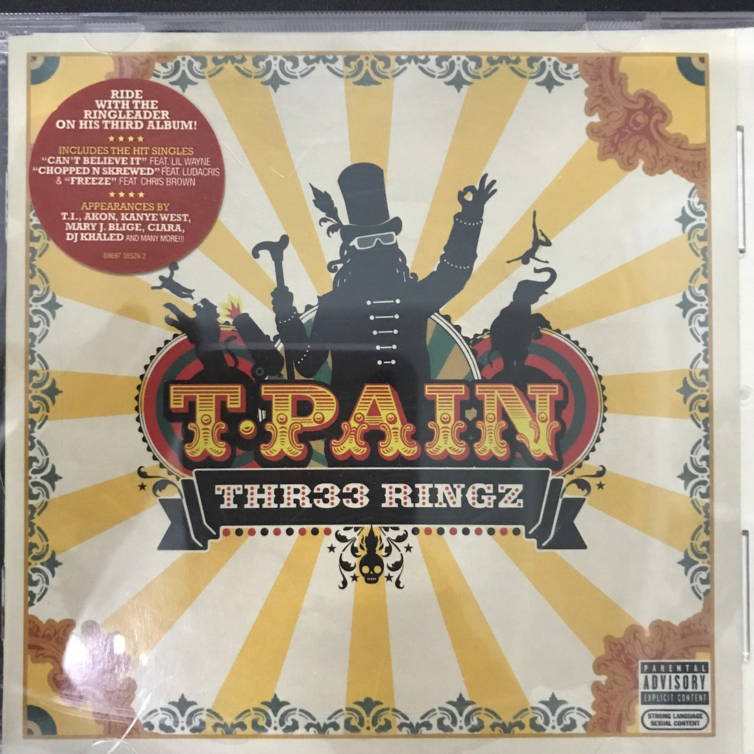 ซีดี T-Pain - Thr33 Ringz CD VG+