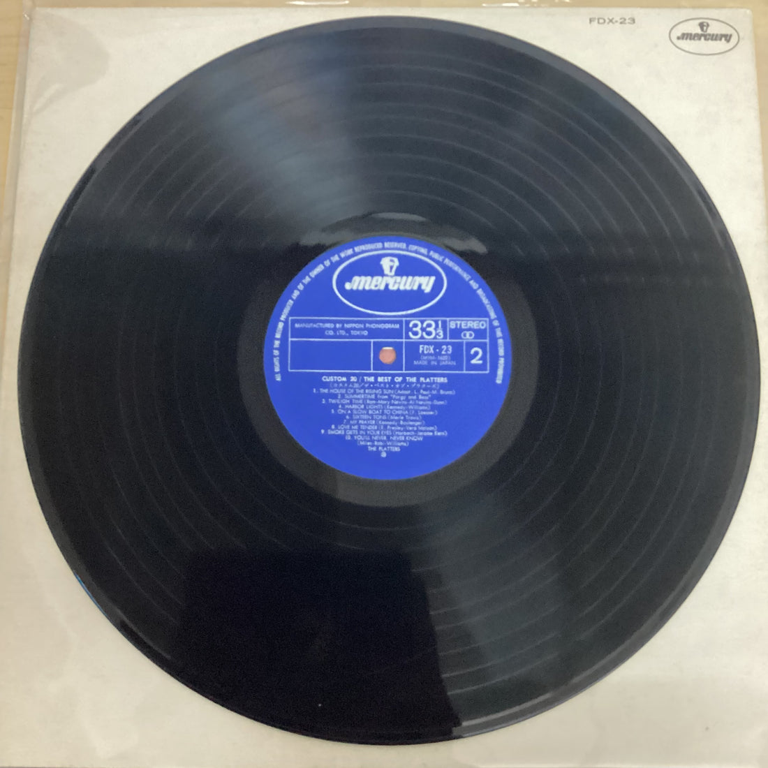 แผ่นเสียง The Platters - Custom 20 The Best Of The Platters Vinyl VG+