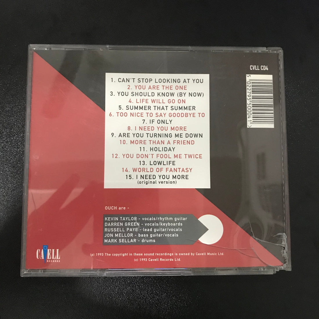 ซีดี Ouch - Life Goes On CD VG+