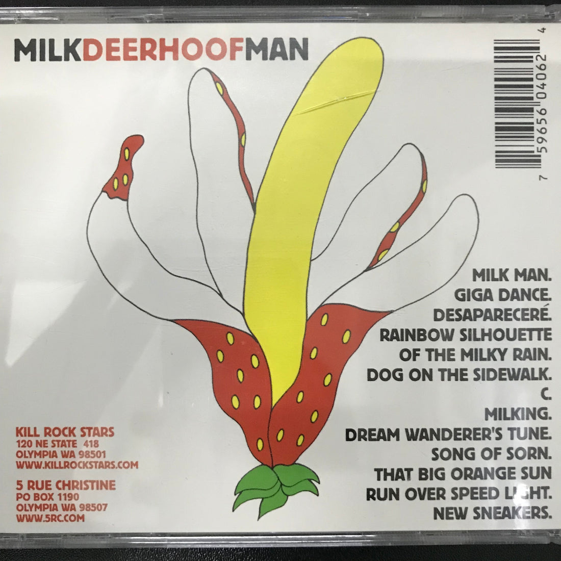 ซีดี Deerhoof - Milk Man CD VG+
