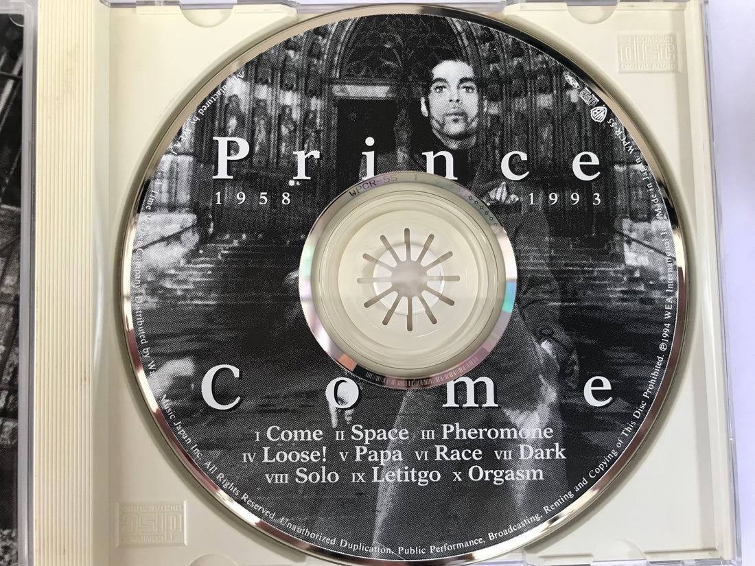 ซีดี Prince - Come CD VG+