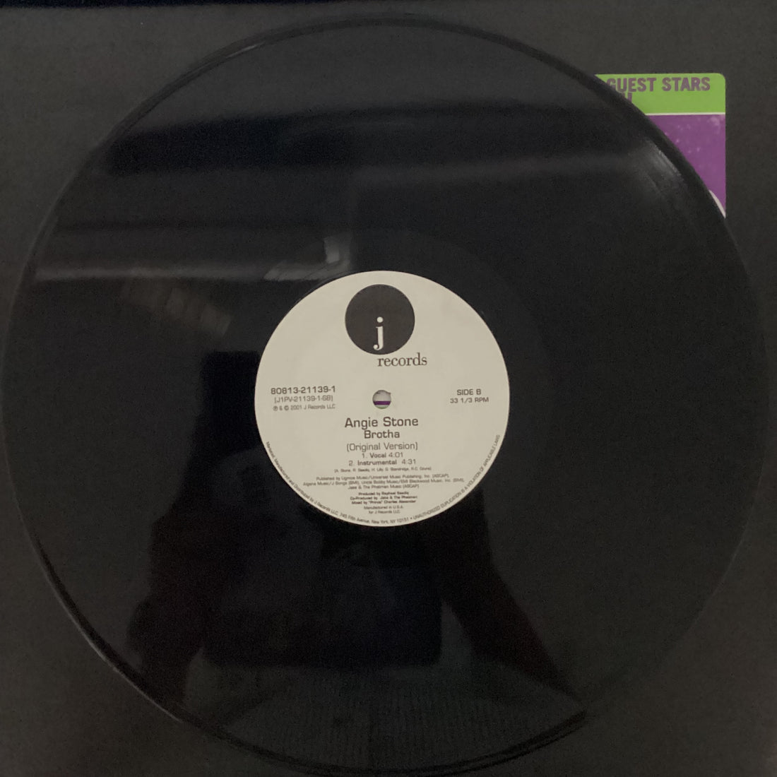 แผ่นเสียง Angie Stone With Alicia Keys & Eve - Brotha Part II Vinyl VG+