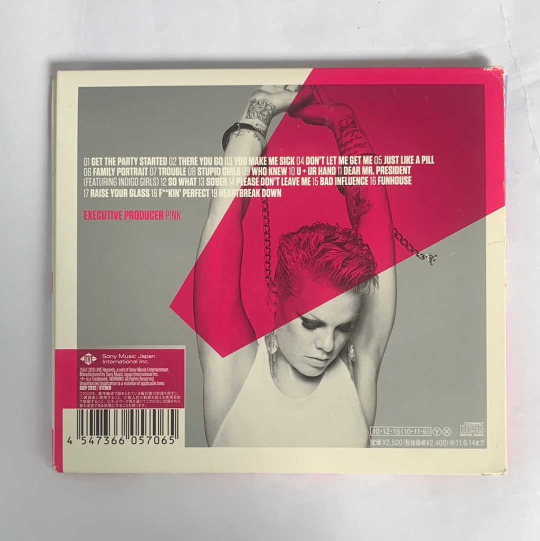 ซีดี P!NK - Greatest Hits... So Far!!! CD G+