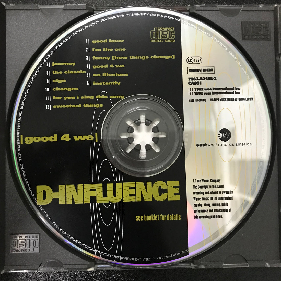 ซีดี D'Influence - Good 4 We CD VG+