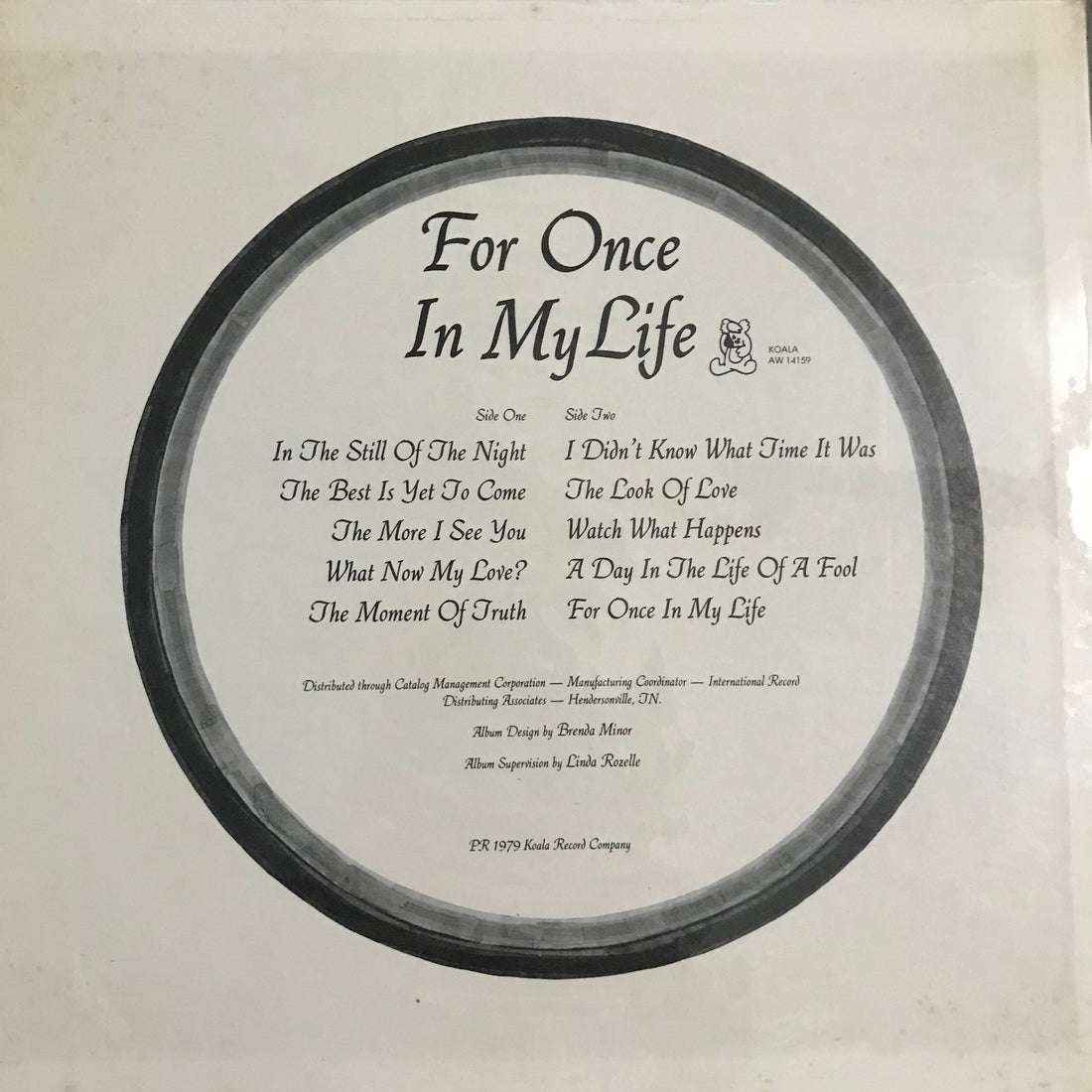 แผ่นเสียง Buddy Greco - For Once In My Life Vinyl VG+