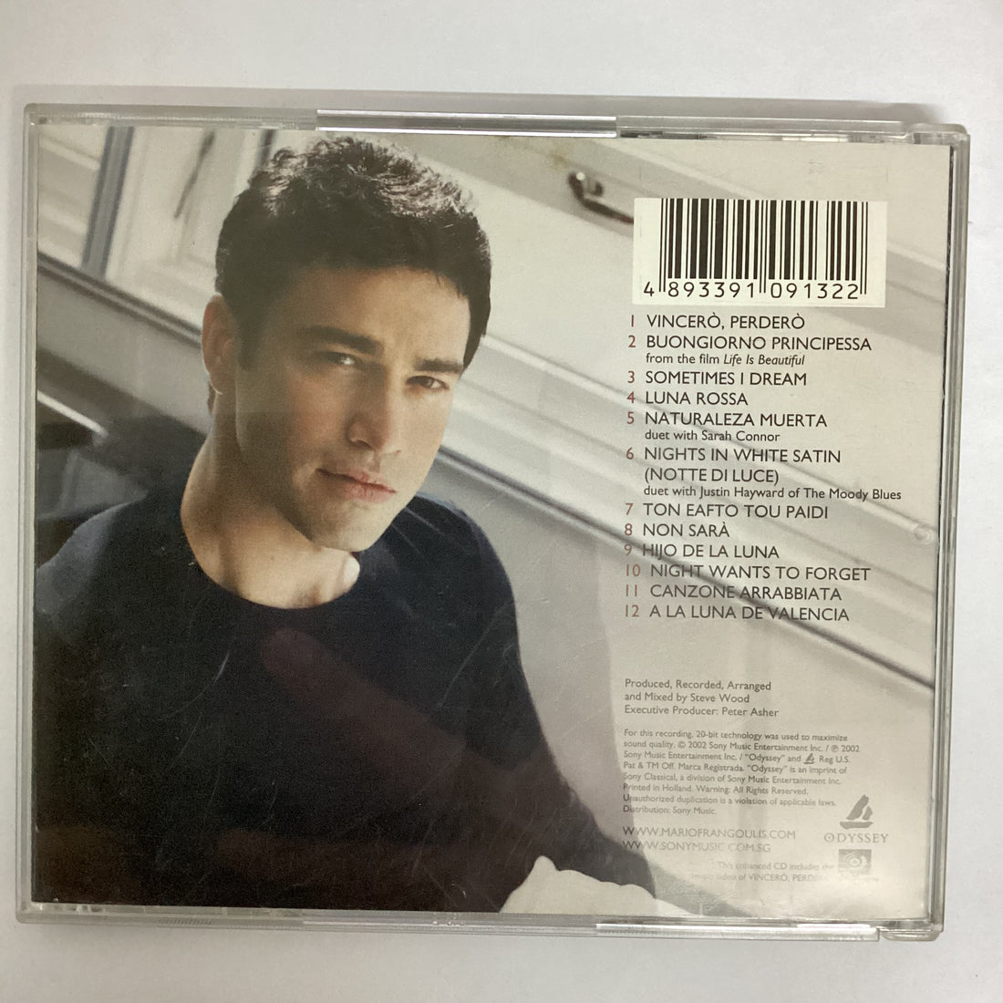 ซีดี Mario Frangoulis - Sometimes I Dream CD VG+