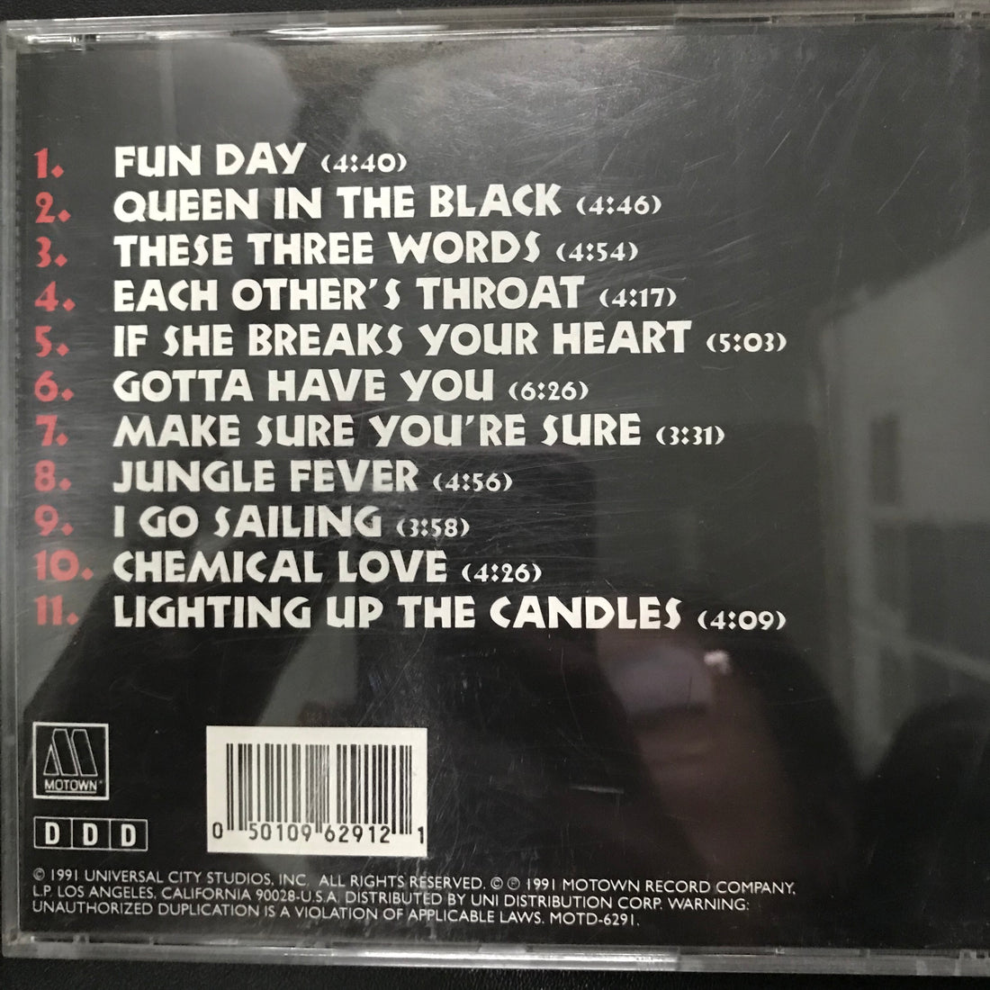 ซีดี Stevie Wonder - Music From The Movie "Jungle Fever" CD VG+