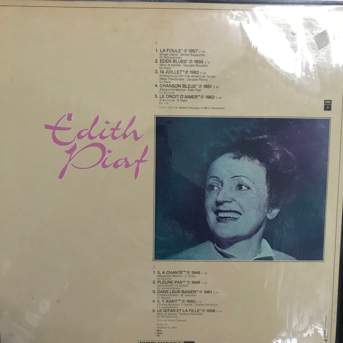 แผ่นเสียง Edith Piaf - Edith Piaf Vinyl VG+