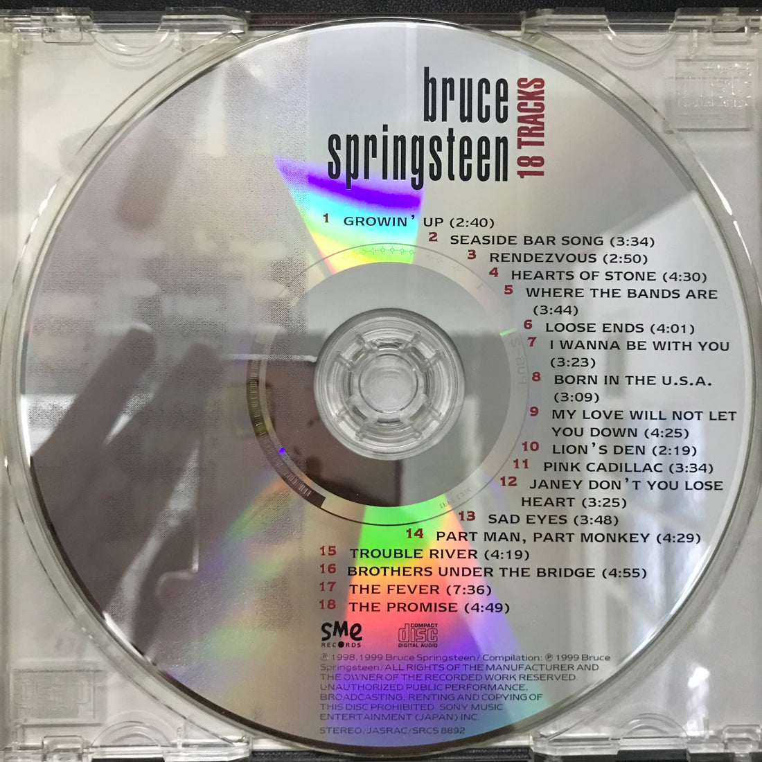 ซีดี Bruce Springsteen - 18 Tracks CD VG+